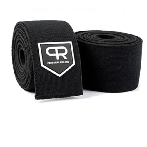 Black Exercise Equipment for Working Out - Compression Equipment Support Bands for Women and Men - Weightlifting Stabilizer Pads for Sports and Leg Workout Gym Straps